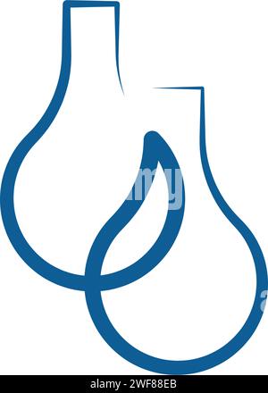 drink potion symbol vector logo icon design Stock Vector