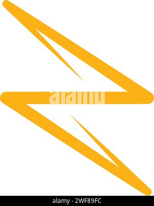 letter z thunder bolt logo vector design Stock Vector