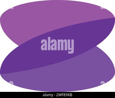 letter z purple logo vector icon Stock Vector