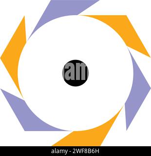 saw cutter logo vector icon design Stock Vector
