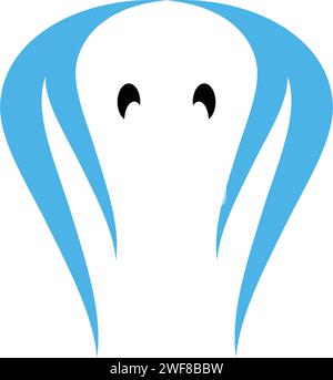 spirit logo ghost icon vector illustration Stock Vector