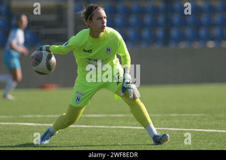 Cercola, Italy. 27th Jan, 2024. Doris Bacic of SSC Napoli in action ...