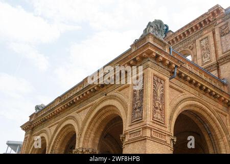 The remains of Anhalter Bahnhof, Berlin Stock Photo