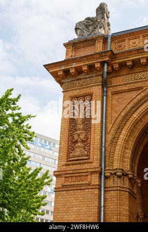 The remains of Anhalter Bahnhof, Berlin Stock Photo