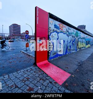 Eastern Gallery, Muhlenstrasse, Berlin, Brandenburg, Germany Stock Photo