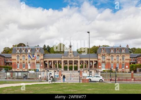 Beauvais, France - August 24 2020: The Félix Faure high school (French: lycée Félix Faure). Stock Photo