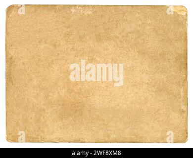 Vintage paper background isolated - (clipping path included) Stock Photo