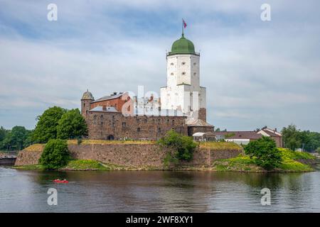 Vyborg Castle. Leningrad region, Russia Stock Photo