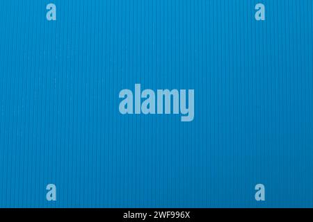 seamless blue corrugated cardboard texture Stock Photo