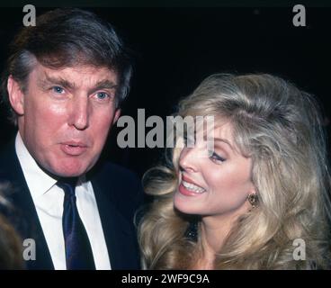 Donald Trump, Marla Maples, 1991. ph: John Barrett/PHOTOlink/Courtesy
