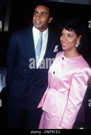 Phylicia Rashad, Ahmad Rashad, 1986. ph: John Barrett/PHOTOlink