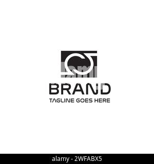 seamless abstract logo design vector Stock Vector