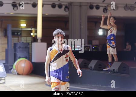 Paris, France. 26th Nov, 2023.  Kendji Girac performs on stage at the 18th edition of the Trophees APAJH at the Carrousel du Louvre in Paris, France Stock Photo