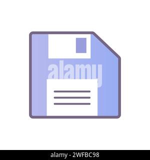 y2k interface, Icon, floppy disk, commander interface element vector Stock Vector