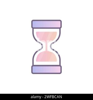 y2k interface, Icon, hourglass, waiting interface element vector Stock Vector