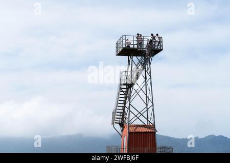 The Brahmagiri Hills are located in the Wayanad District of Kerala and in the Koduk District of Karnataka. Stock Photo