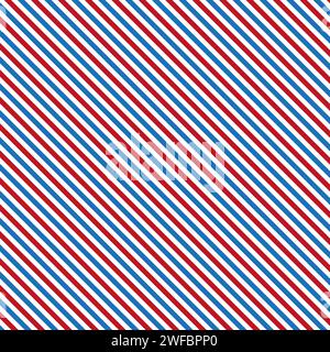 red blue oblique lines. Seamless pattern background. Vector illustration. EPS 10. Stock Vector