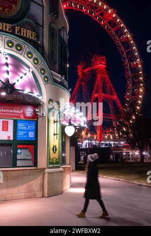 Prater Fairground Vienna Austria Stock Photo