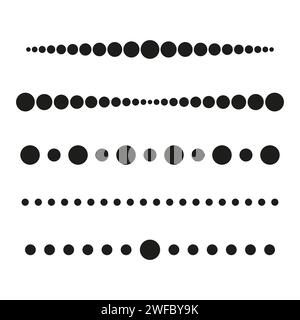 dotted lines. Geometric pattern. Vector illustration. stock image. EPS 10. Stock Vector
