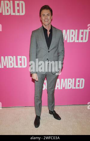 Los Angeles, Ca. 29th Jan, 2024. Blake Cooper Griffin at the 'Scrambled' premiere event at AMC Westfield Century City on January 29, 2024 in Los Angeles, California. Credit: Faye Sadou/Media Punch/Alamy Live News Stock Photo