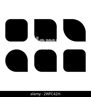 black messages. Text message. speak bubble. Geometric background. Vector illustration. Stock image. EPS 10. Stock Vector