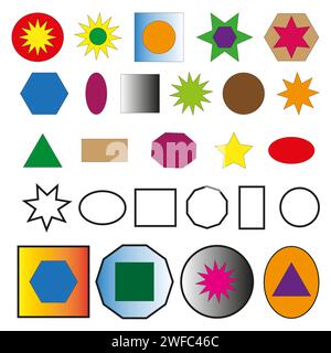 graphic elements. Cartoon button. Design element. Vector illustration. stock image. EPS 10. Stock Vector