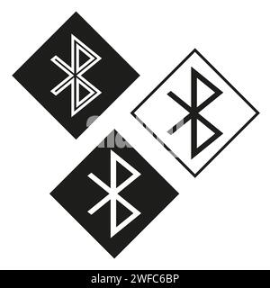 Bluetooth icons. Web development concept. Vector illustration. Stock image. EPS 10. Stock Vector