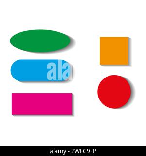 Geometric shape. Geometric texture. Contemporary design. Design element.  Vector illustration. stock image. EPS 10. Stock Vector