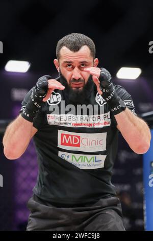 Mamed Khalidov of Poland seen during XTB KSW EPIC Media Training before