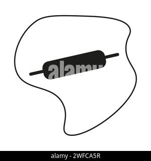 Vintage dough, great design for any purposes. Vector illustration. EPS 10. Stock Vector
