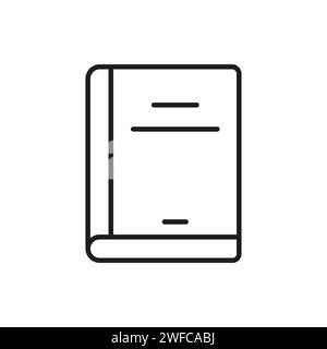 Book icon. Education, knowledge, study concept. Vector illustration. Stock image. EPS 10. Stock Vector