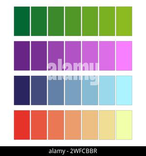 Colorful palette. Fabric pattern. Vector illustration. stock image. EPS 10. Stock Vector