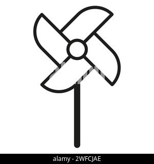 Toy propeller icon. Creative concept design. Vector illustration. stock image. EPS 10. Stock Vector