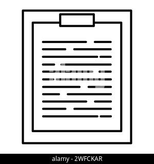Tablet with notes in flat style. Medical treatment. Vector illustration. stock image. EPS 10. Stock Vector