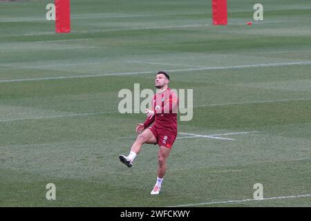 Girona, Spain, 29th January 2024 - Danny Care at England men's rugby warm weather training camp. Stock Photo