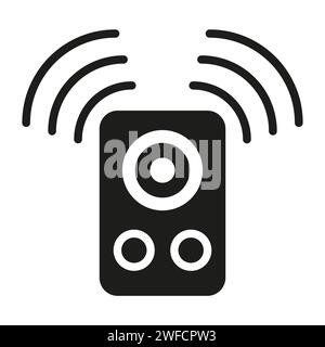 Speaker icon. Music symbol. Sound wave concept. Vector illustration. Stock image. EPS 10. Stock Vector