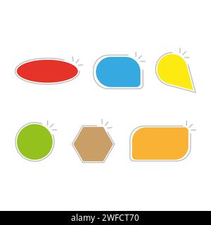 Speech bubble quote. Chat message icon. Digital space. Text message. Vector illustration. stock image. EPS 10. Stock Vector