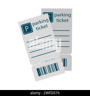 realistic packing tickets. 3d coupon. Modern concept design. Business concept. Vector illustration. stock image. EPS 10. Stock Vector