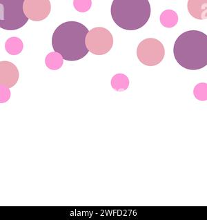 Pastel colored circles in watercolor style. Art pattern decoration element background. Vector illustration. stock image. EPS 10. Stock Vector