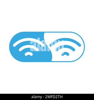 Realistic Wireless network. Vector illustration. Stock image. EPS 10. Stock Vector