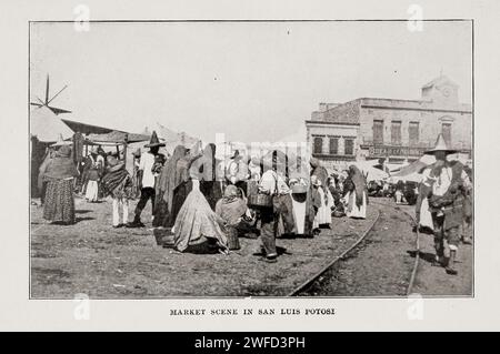 Market Scene in San Luis Potosi Mexico by Nevin Otto Winter Stock Photo