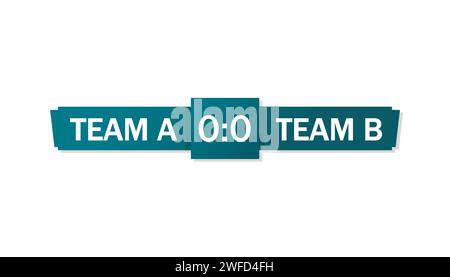 Time a time b for game. Vector illustration. stock image. EPS 10. Stock Vector