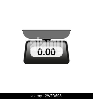 table scales icon. Vector illustration. EPS 10. Stock Vector