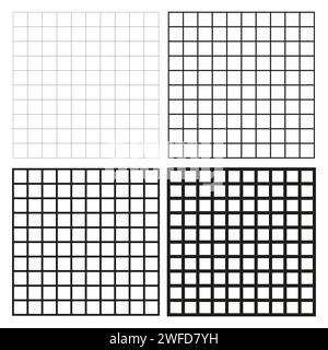 Abstract pattern with squares grid mesh. Vector illustration. EPS 10. Stock Vector
