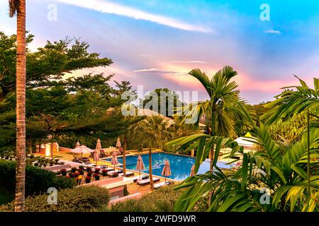 Absolute Sanctuary Wellness Resort, Bo Phut, Ko Samui, Thailand Stock Photo