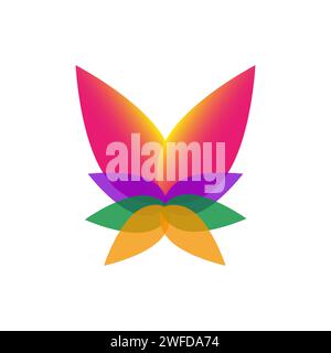 Butterfly, creative, abstract. Vector illustration. Stock image. EPS 10. Stock Vector