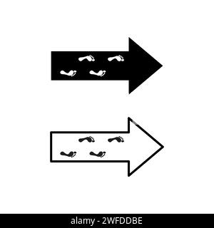 Exit direction symbol. Vector illustration. EPS 10. Stock image. Stock Vector