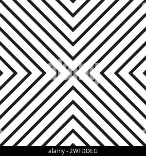 Seamless pattern with regular, diagonal lines forming an X shape. Vector illustration. EPS 10. Stock Vector