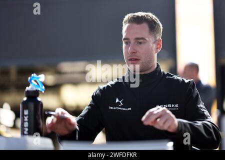 Riyadh, Saudi Arabia . 27th Jan, 2024. DIRIYAH, SAUDI ARABIA - 27. JANUARY 2024; #2, Stoffel VANDOORNE, (BEL), DS PENSKE Formula E Team, DYRIYAH Formula E Grand Prix, Riyadh Round 3 Saudi Arabia e-prix, FormelE in Saudi Arabien, Formel Elektrik Rennen, GrandPrix Arabie Saoudite de Formule E, formule electrique. Fee liable image, copyright © Jun QIAN/ATP images (QIAN Jun/ATP/SPP) Credit: SPP Sport Press Photo. /Alamy Live News Stock Photo