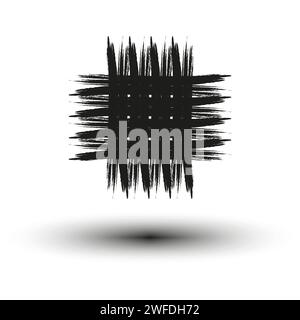 Scribble shapes. Scribble stain pencil. Stock image. Vector illustration. EPS10. Stock Vector